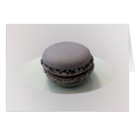 one mauve macaron cards (Front Horizontal)