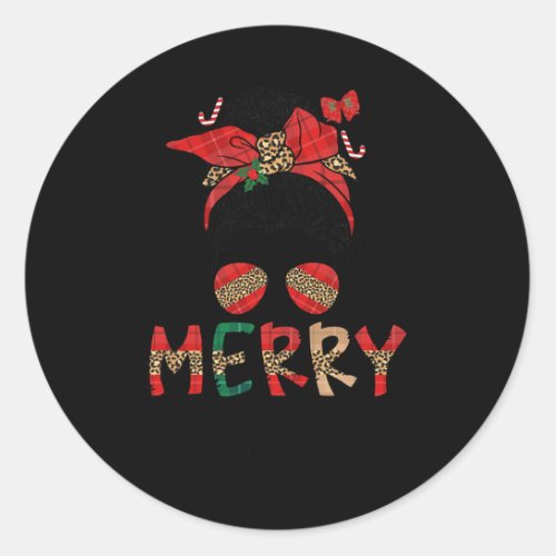 One Merry Er Tech Christmas Emergency Room Tech Xm Classic Round Sticker