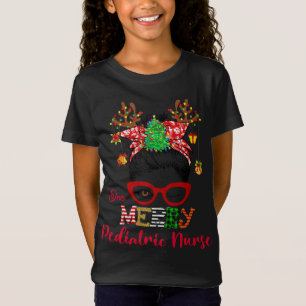 One Merry Pediatric Nurse Christmas Pajama Xmas Ho T-Shirt