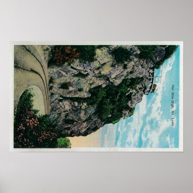 One Mile High, at Mt. LoweMt. Lowe, CA Poster (Front)