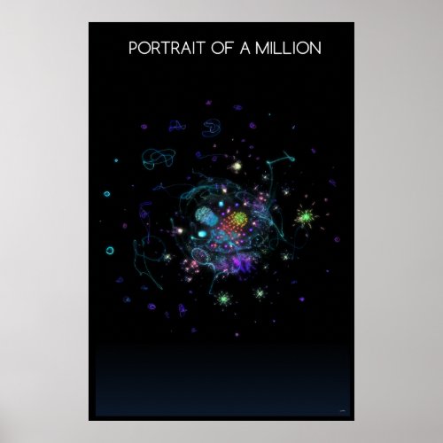 One million integers no text poster