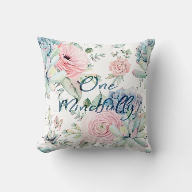 One Mindfully Pillow (Front)