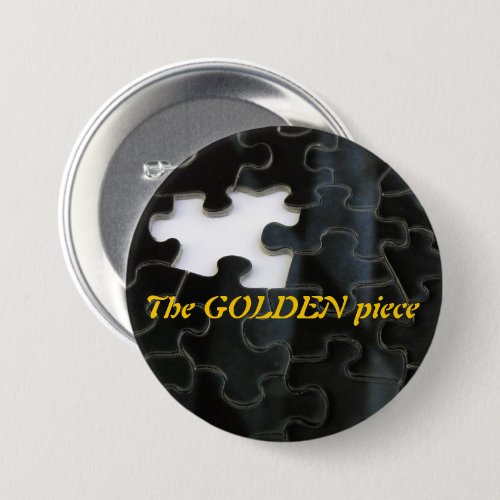 One Missing Puzzle Piece Black and White Photo