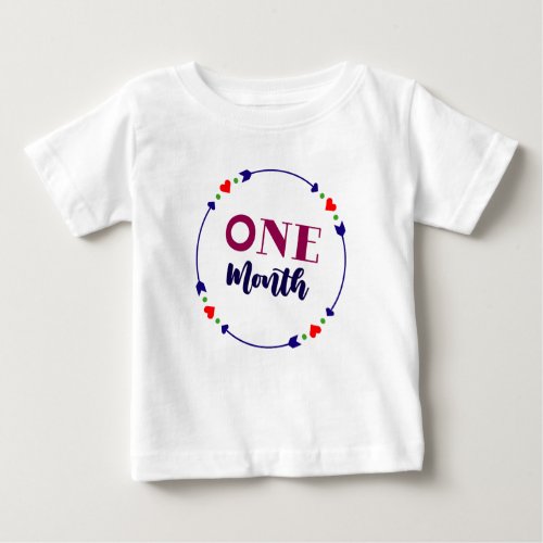 one month baby T_Shirt