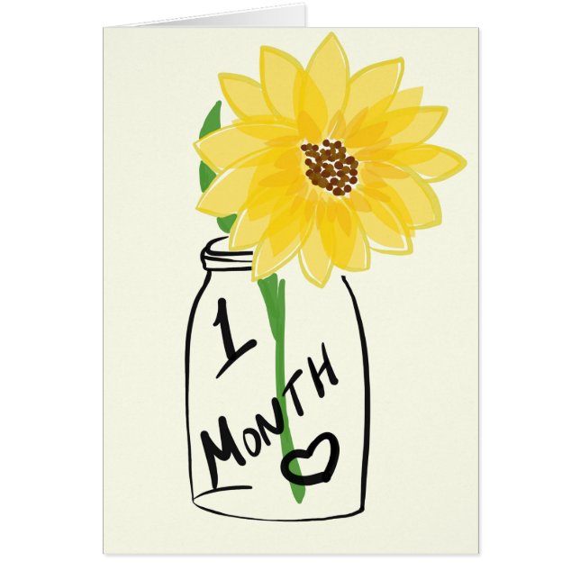 One Month Cards (Front)
