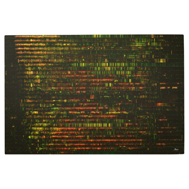 One Month of Sound: Metal Metal Print (Front)