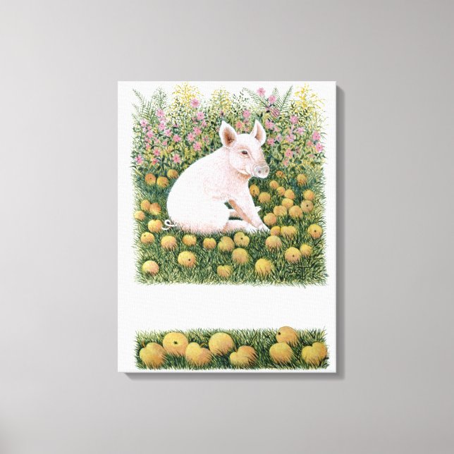 One More Apple Canvas Print (Front)
