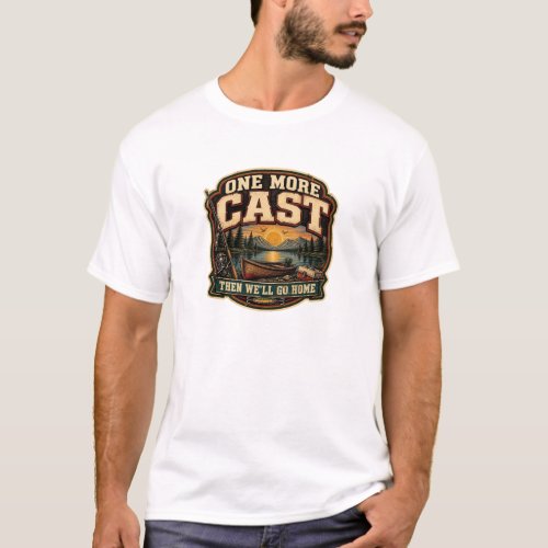 One More Cast Vintage Fishing T-Shirt