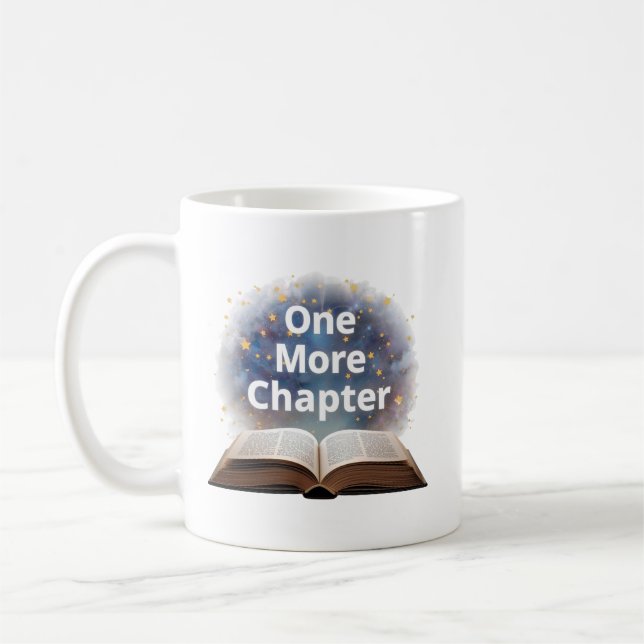 One More Chapter Book Lovers Reading Magic Coffee Mug (Left)