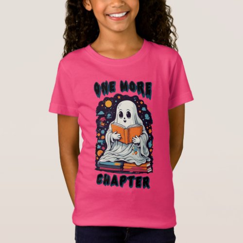 One More Chapter Ghost – Cute Halloween Reading Bo T-Shirt