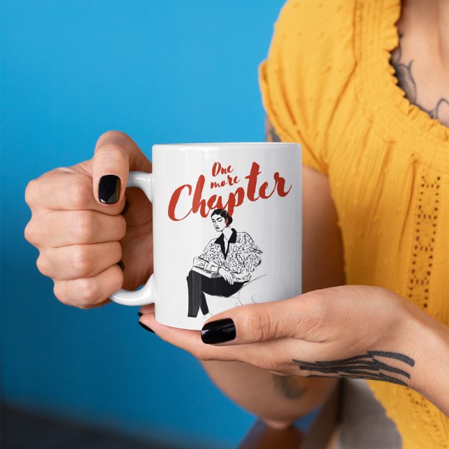 One More Chapter Red Script l Book Lovers & Reader Mug (Creator Uploaded)