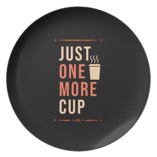 one more coffee dinner plate (Front)