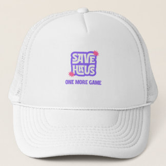 One More Game Classic Gamer Style Trucker Hat