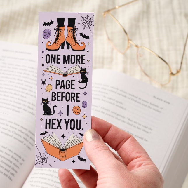 One More Page Before I Hex You Bookmarks (Hand)