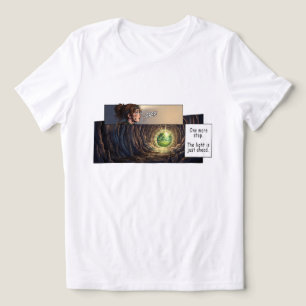 One More Step The Light Is Just Ahead Manga Cave Tri-Blend Shirt