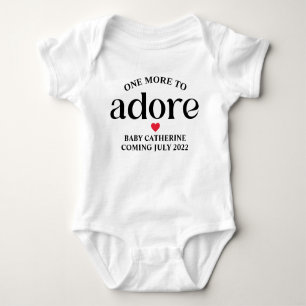 One More to Adore  Baby Bodysuit