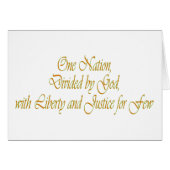 One nation... (Front Horizontal)