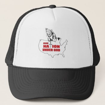 One Nation Hat by agiftfromgod at Zazzle