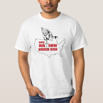 One Nation T-shirt by agiftfromgod at Zazzle