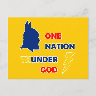 One Nation Thunder God Postcard