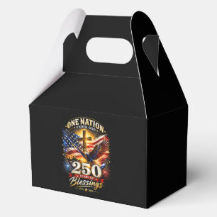 One Nation Under God 250 Years 250th Anniversary Favor Boxes