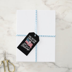One Nation Under God 250 Years Gift Tags