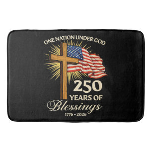 One Nation Under God 250 Years of Blessings Bath Mat