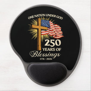 One Nation Under God  250 Years of Blessings Gel Mouse Pad