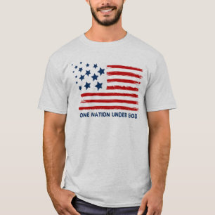 One Nation Under God Patriotic T-Shirt