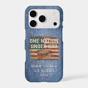 One Nation Under God - Personalized Phone Case