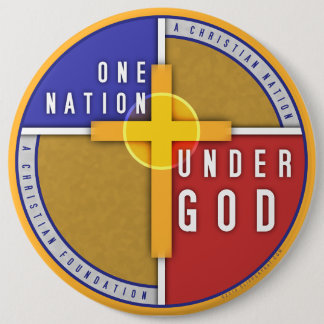 One Nation Under God Pinback Button