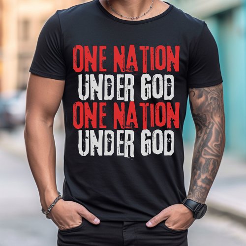 One nation under god Political Tee