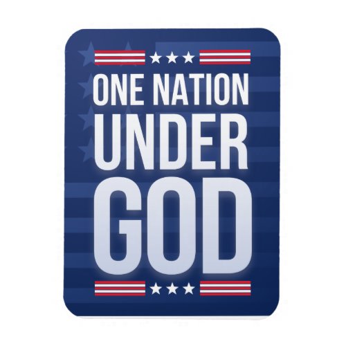 One Nation Under God Poster Magnet