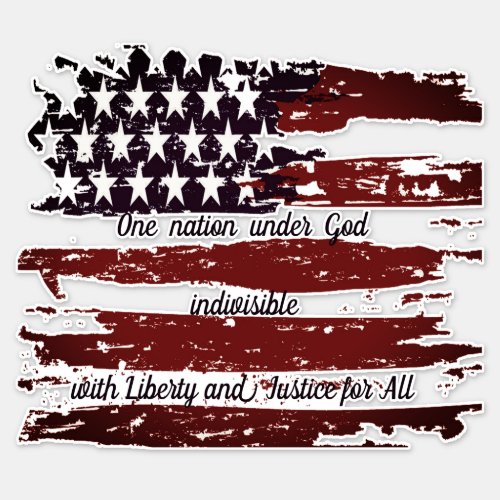One nation under God Sticker