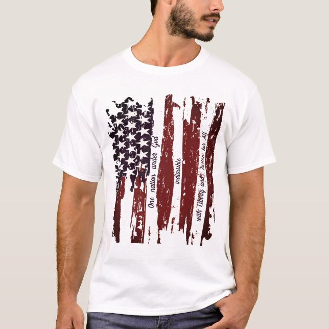 One nation under God T-Shirt (Front)