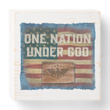 One Nation - Wood Box Wall Art