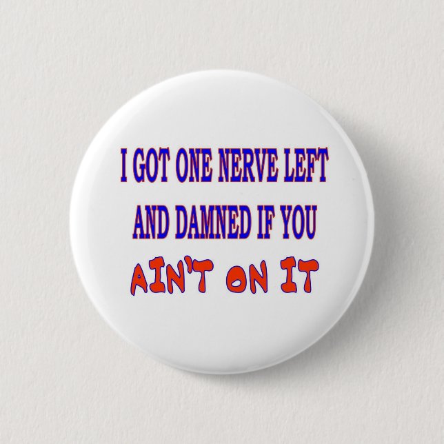 ONE NERVE LEFT BUTTON (Front)