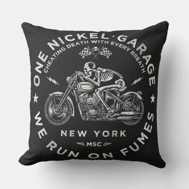 One Nickel Garage / We Run On Fumes / Pillow (Front)