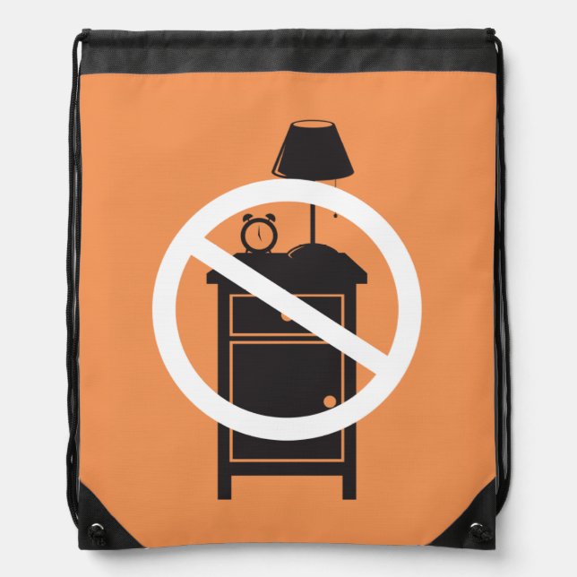 One Night Stand Drawstring Bag (Front)
