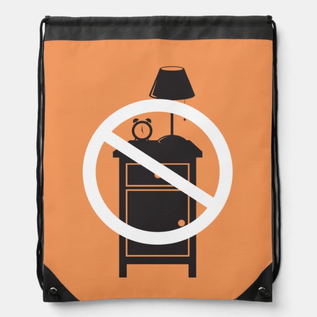 One Night Stand Drawstring Bag (Front)