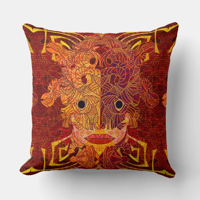 One of a Dozen Mask Pillows (Front)