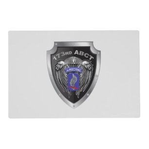 One of a Kind 173rd Airborne Brigade Combat Team Placemat