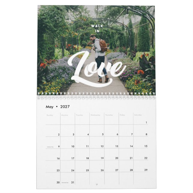 >-> One of a Kind >-> 2018 Calendar (May 2027)
