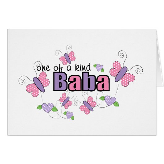 One Of A Kind Baba Cards (Front Horizontal)