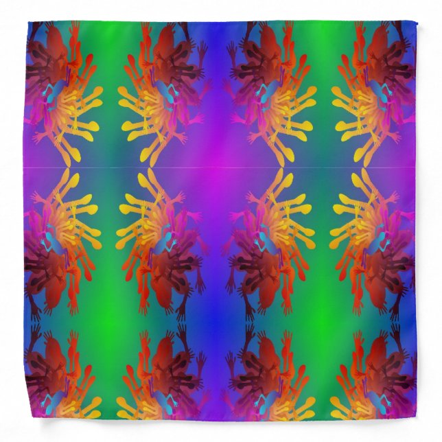 one of a kind bright bandana (Front)