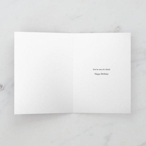ONE OF A KIND CARD | Zazzle