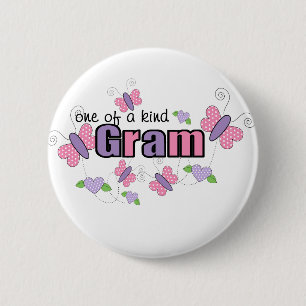 One Of A Kind Gram Pinback Button