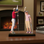 One-of-a-kind Keepsake Golf Memories Photo Cutout<br><div class="desc">Turn your cherished golf memories into a stunning keepsake with our custom photo cutouts. This personalized piece captures the spirit and energy of your favorite moments on the course, expertly crafted with a crystal-clear acrylic front and a sleek black backing. Perfect for players, fans, and golf enthusiasts, it’s ideal for...</div>