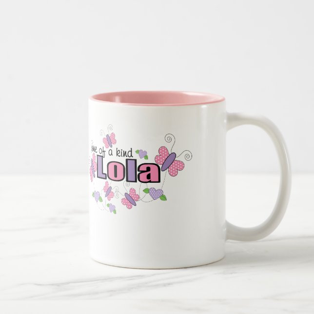 One Of A Kind Lola Two-Tone Coffee Mug (Right)