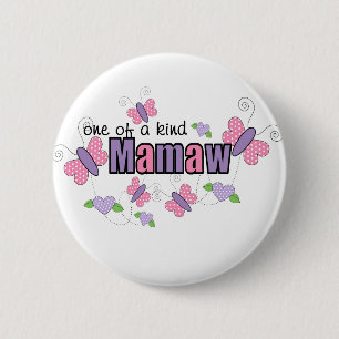 One Of A Kind Mamaw Pinback Button
